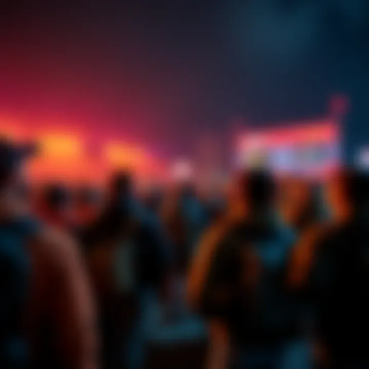 Participants gathering for the start of the 10kx Plinker Hunt, excited and ready to compete