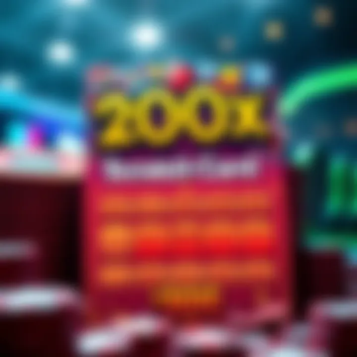 A colorful scratch card that offers up to $500 in winnings, featuring bold graphics and clear prize categories.