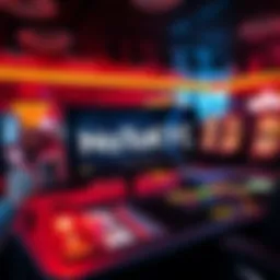 A graphic showing the NoToKYC platform interface with casino games, highlighting anonymous gambling and easy transactions.