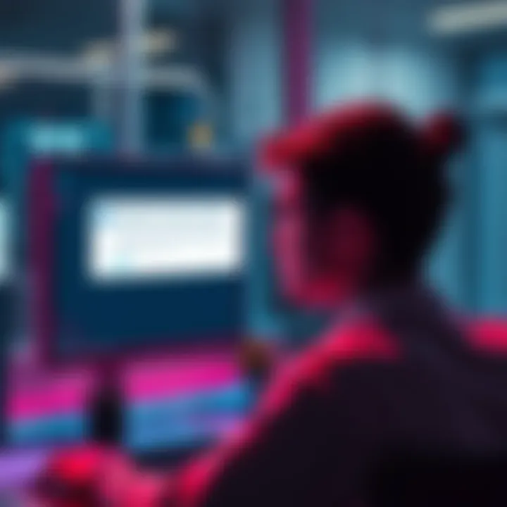 A person frustrated by access problems on the Stake platform, looking at a computer screen with a warning message about KYC requirements.