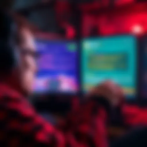 A frustrated player looking at a computer screen showing verification errors on Stake.us