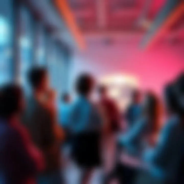 ACR Safety Tips A group of people sharing their experiences about ACR in a discussion setting