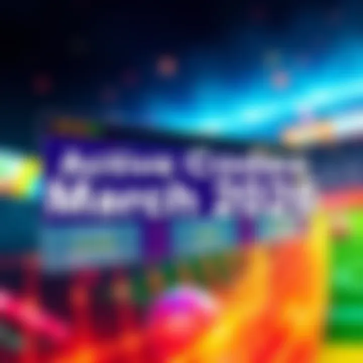 A colorful graphic showing active bonus codes for March 2026, highlighting special betting requirements and promotions.