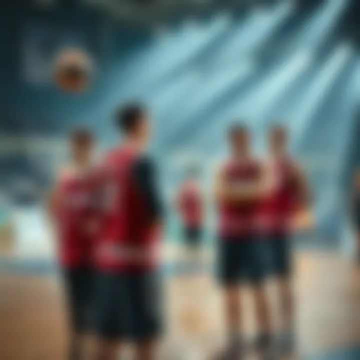 AD Bumass players showing disappointment on the court after scoring only one point in a quarter