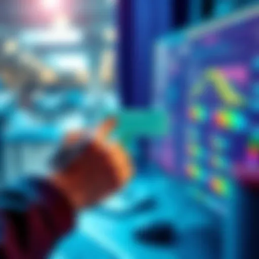 Illustration of a person switching an inactive affiliate code to an active one on a computer screen