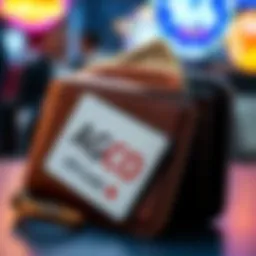 A graphic showing a wallet with a limited amount of gift cards and cash, symbolizing AGCO's regulations on gift card deposits in Ontario casinos