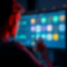 A person looking at a computer screen showing various AI teaching tools and alternatives to the Offsuit App.