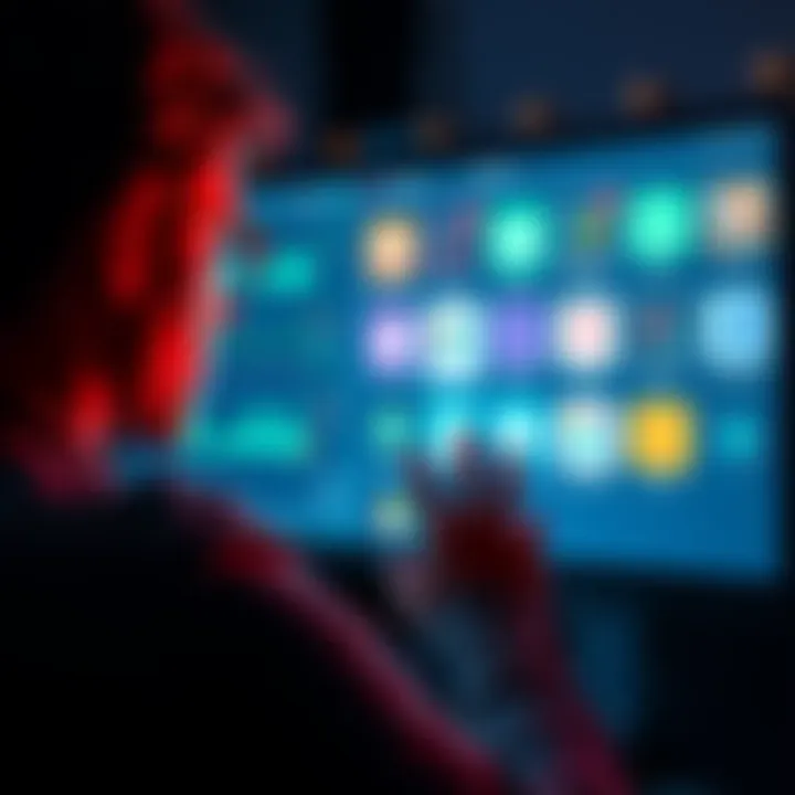 A person looking at a computer screen showing various AI teaching tools and alternatives to the Offsuit App.