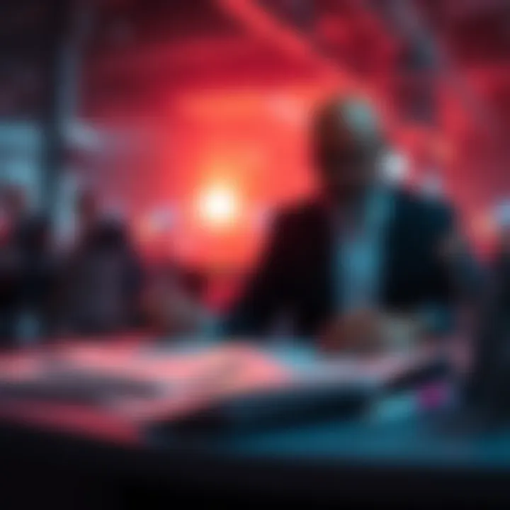 A person reviewing documents and making notes about potential issues in a situation