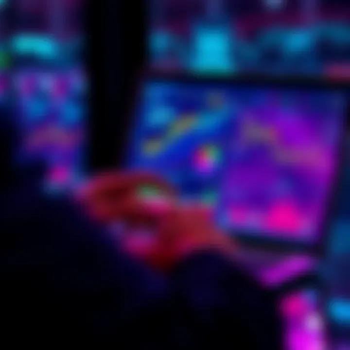 A person looking at graphs and charts related to betting analytics on a laptop screen.