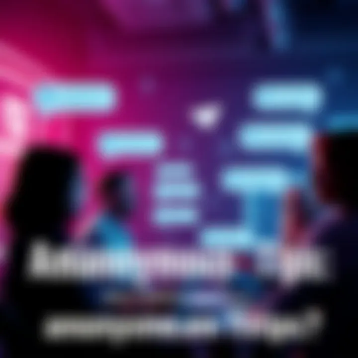 A group of people discussing anonymous tips in a Telegram chat, with chat bubbles showing messages and question marks indicating uncertainty about the authors.