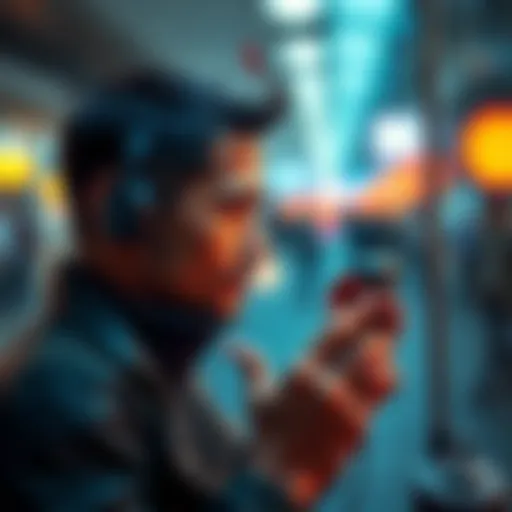 A person named Ant looks thoughtfully at a ringing phone, contemplating whether to answer or not.