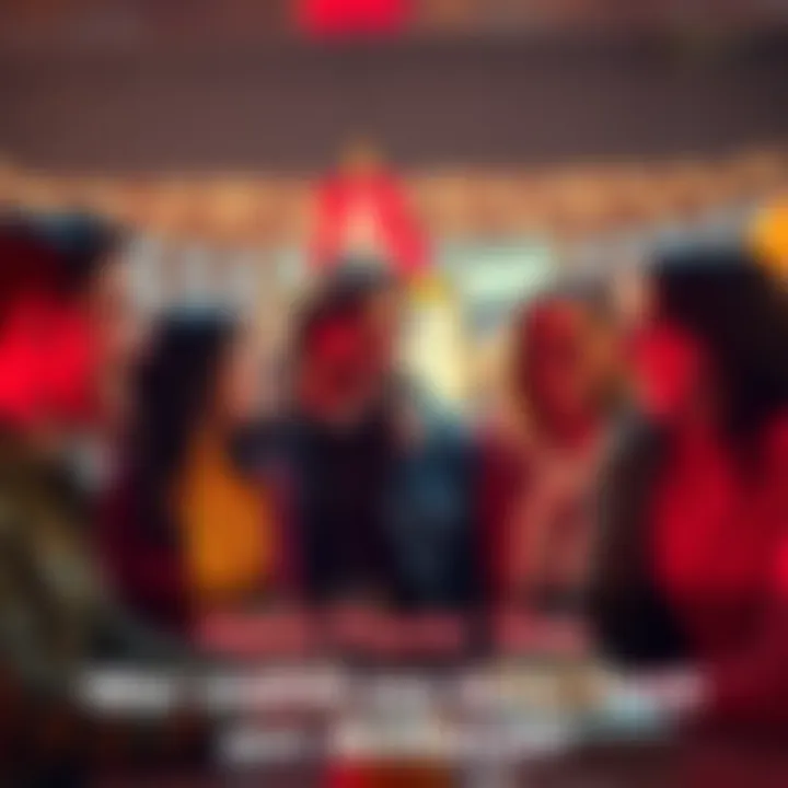 Group of friends laughing while playing pranks on each other on April 1st