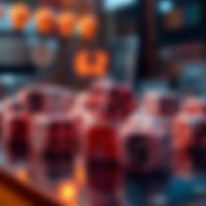 Authentic four-digit dice without air bubbles, showcased for collectors and players