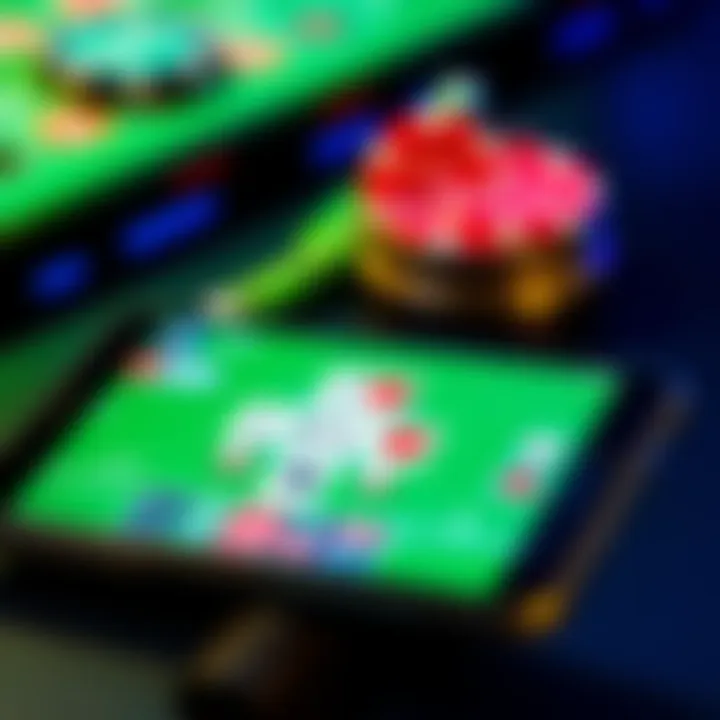 A smartphone displaying a Baccarat and Craps app with game graphics