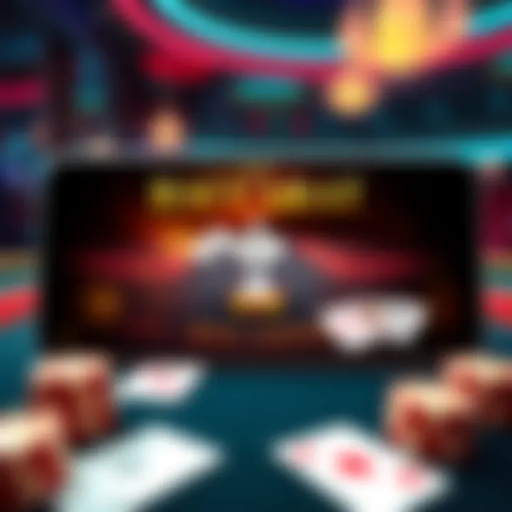 Screenshot of the Baccarat VIP Casino app showcasing a digital Baccarat table and cards