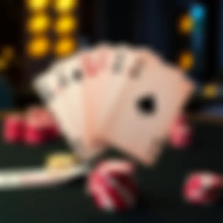 A table showing cards with poor combinations in poker, illustrating mistakes players should avoid.