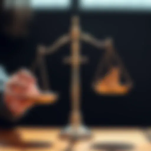 A person holding a scale with healthy expectations on one side and unrealistic demands on the other