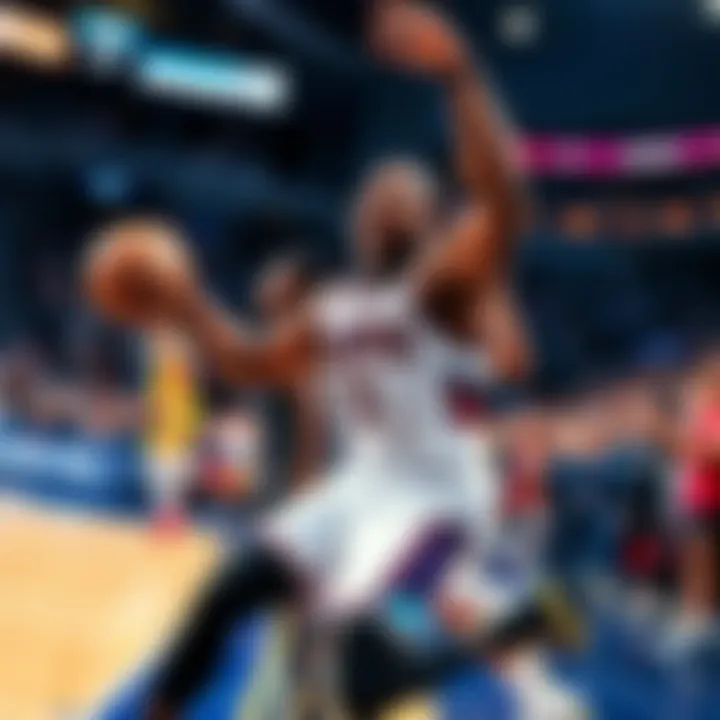 Bam Adebayo celebrating after scoring points during an NBA game, showing excitement and energy as fans cheer on