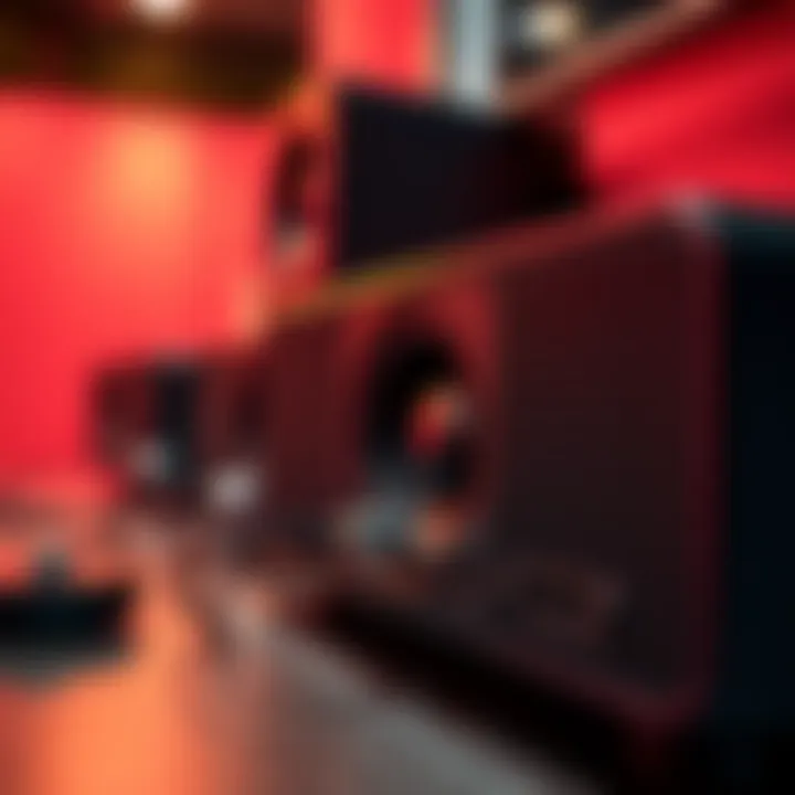 A close-up of Bang & Olufsen's latest audio equipment showcasing sleek design and high-quality materials.