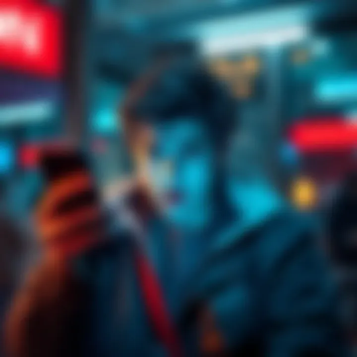 A person looking frustrated while checking their empty bank account on a mobile phone.