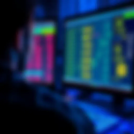 A person looking at a computer screen displaying multiple bank transactions, showing confusion and concern about unknown charges.
