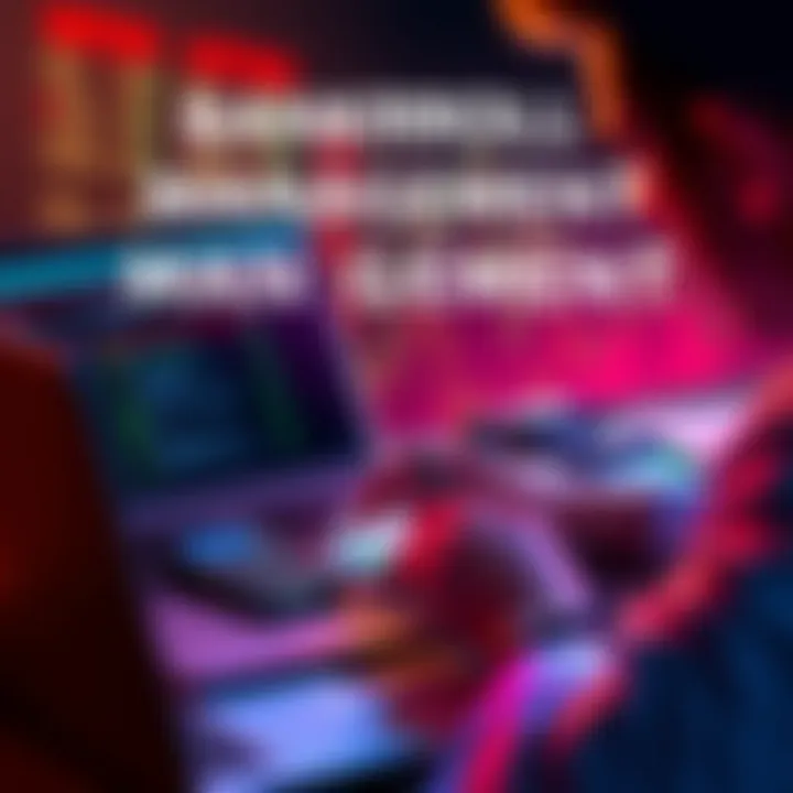 Person analyzing bankroll management strategies for daily fantasy sports on a laptop with notes and a calculator