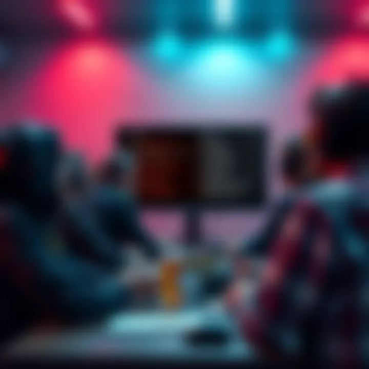 A group of people discussing their banned lists on a forum, showing names and reasons for bans on a screen.