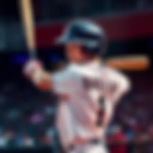 A baseball player swinging a bat with a focused expression, symbolizing the strategy behind MLB 2+ Bases betting.