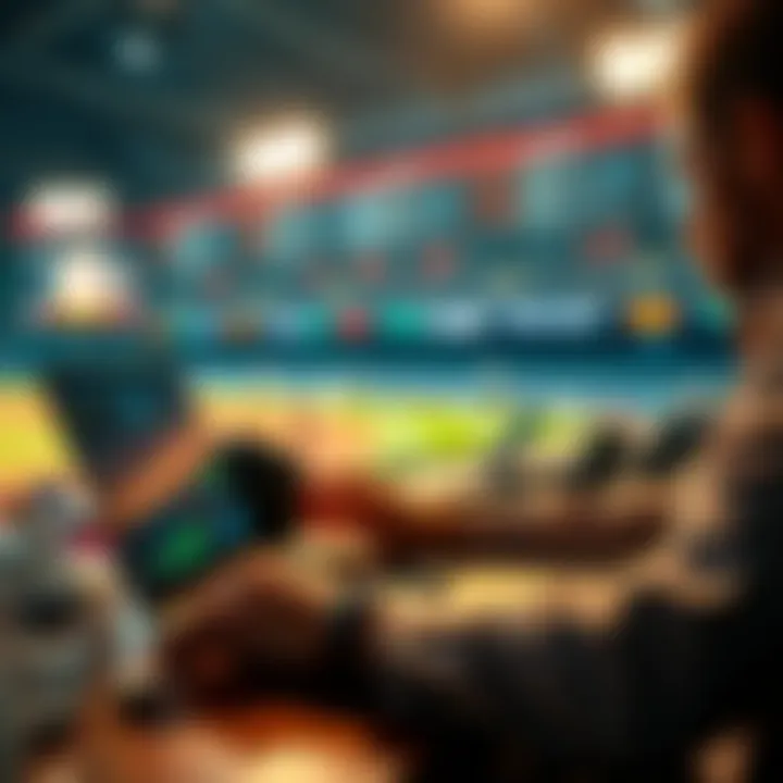 A person analyzing baseball statistics and teams for betting advice, with a laptop and notes on the table.