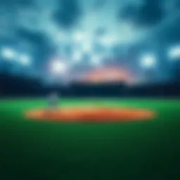 A baseball field showcasing advanced technology and new dynamics in the game