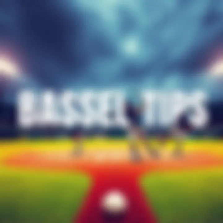 A baseball field with players on the field during a game, showcasing tips for today's picks