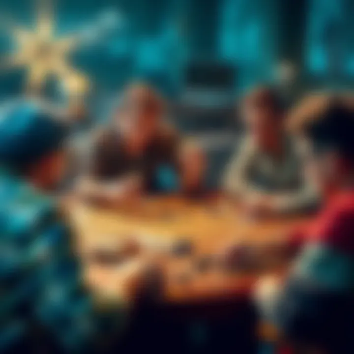 Players strategizing as they engage in a game of Bases Lay, showcasing cards and tactics to maximize their chances of winning.