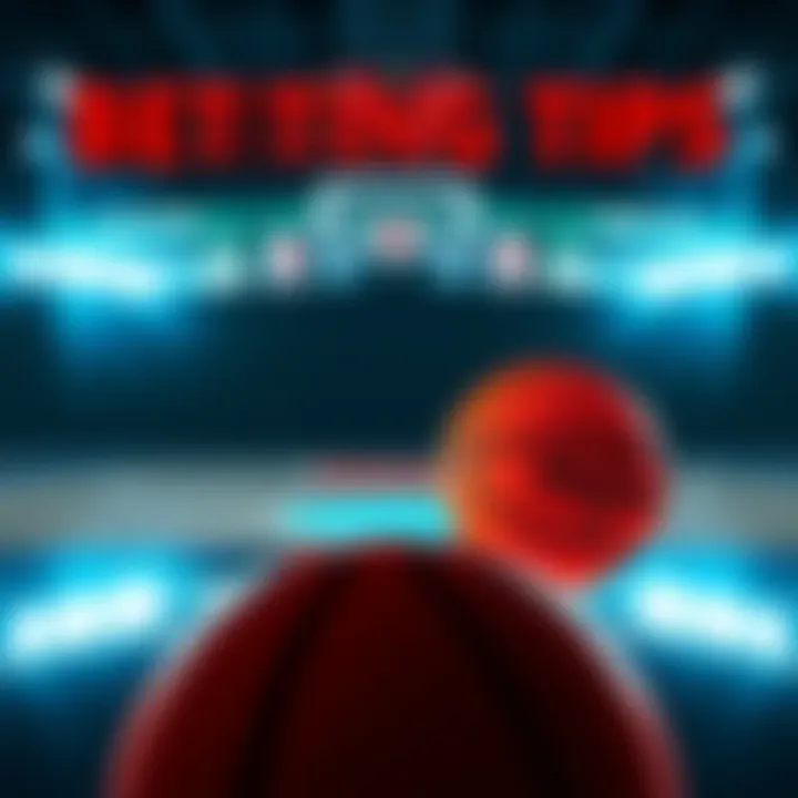 A graphic showing six basketball games with betting odds and tips for winning tonight.