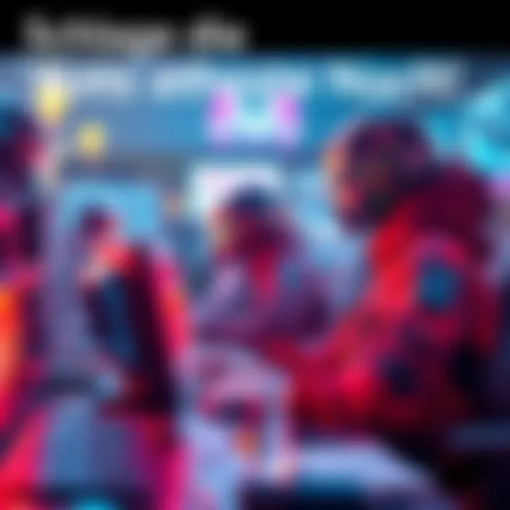 A gamer strategizing to defeat bots in a digital game environment