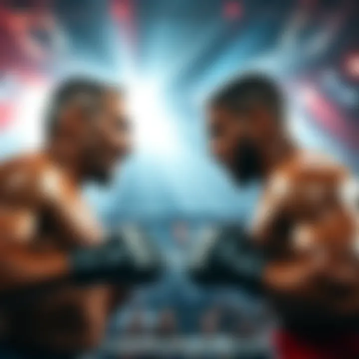 Mario Bautista and Vinicius Oliveira face off in the UFC octagon during Fight Night.