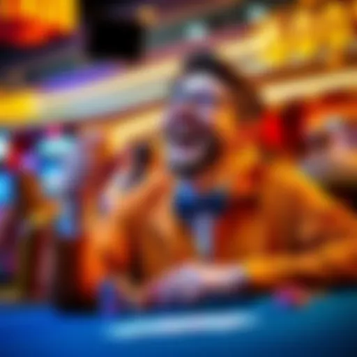 A player at Bay101 Casino celebrating a big win after betting $10,000 and winning $51,400, with poker chips in hand and a joyful expression.