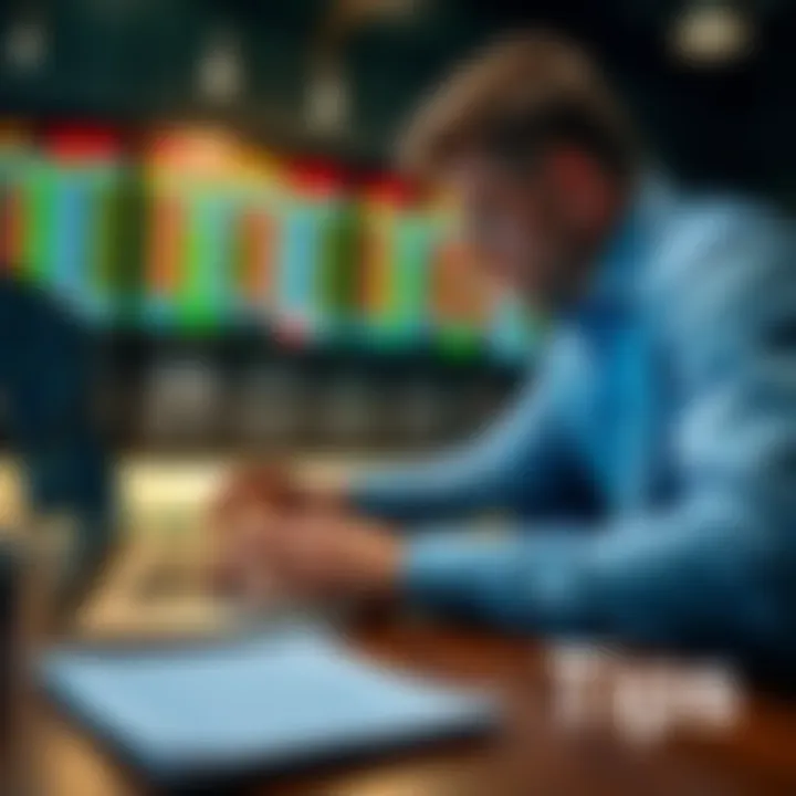 Best Betting Tips A person analyzing sports betting options with a laptop and paper notes on a table.
