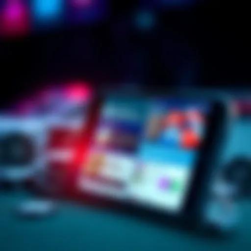 Smartphone displaying popular gambling apps and user reviews