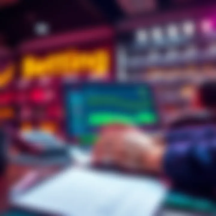 Best Betting Tips A person analyzing sports betting odds on a laptop with notes and a calculator in the background.