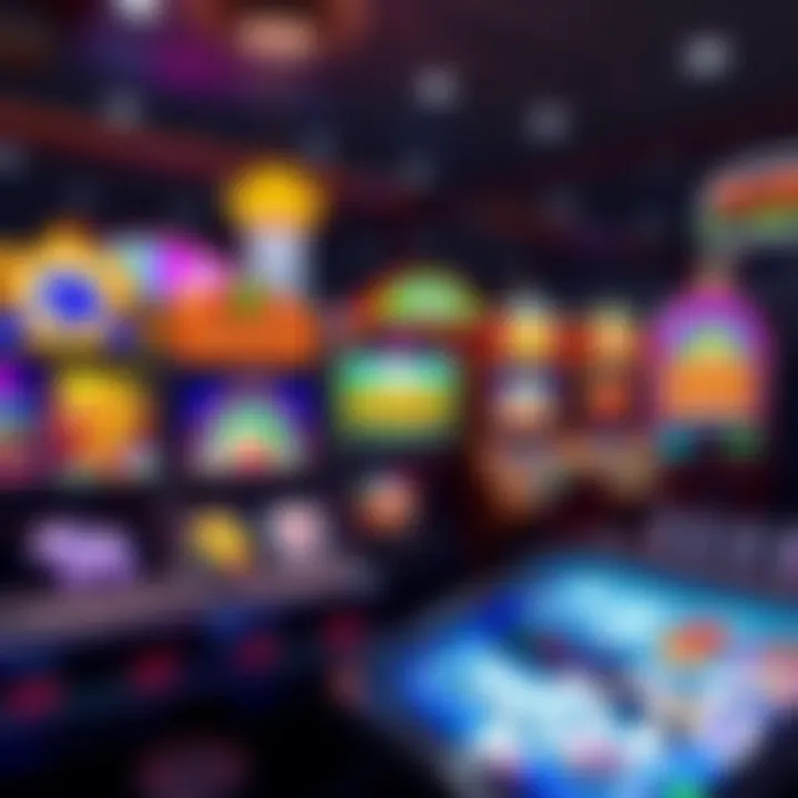 A colorful selection of slot machine games with various themes and symbols, showcasing the best providers of 2026.