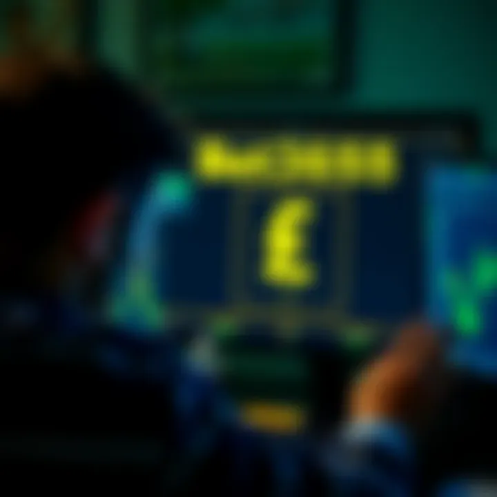 A person looking frustrated at a computer screen showing a £1 betting limit on Bet365.