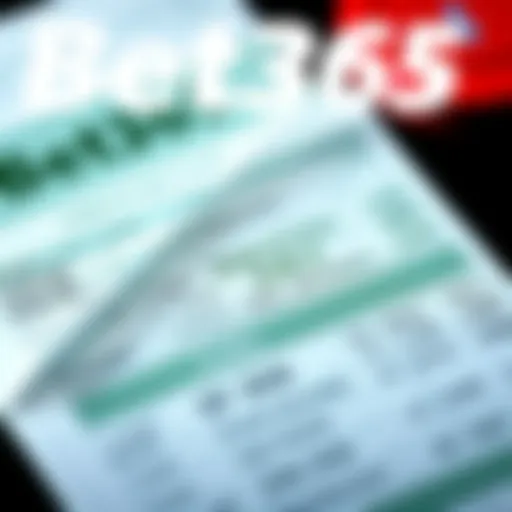 A close-up of a Bet365 betting slip showing mismatched odds and payouts