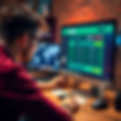 User looking worried at a computer screen showing a Bet365 account with missing funds