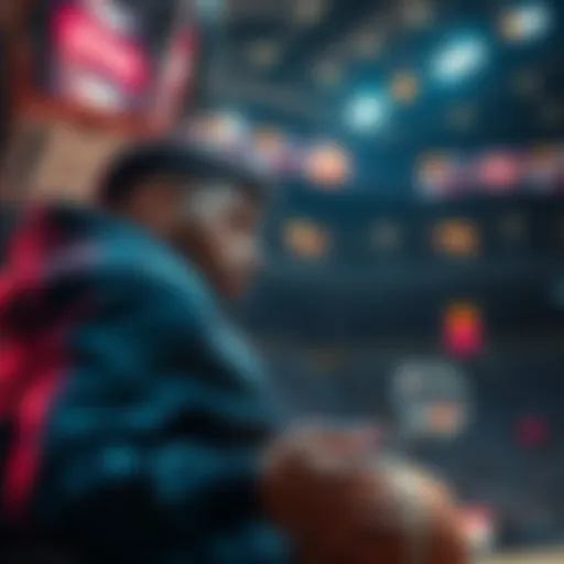 A person placing a sports bet on Marcus Smart to score 20 points in a game