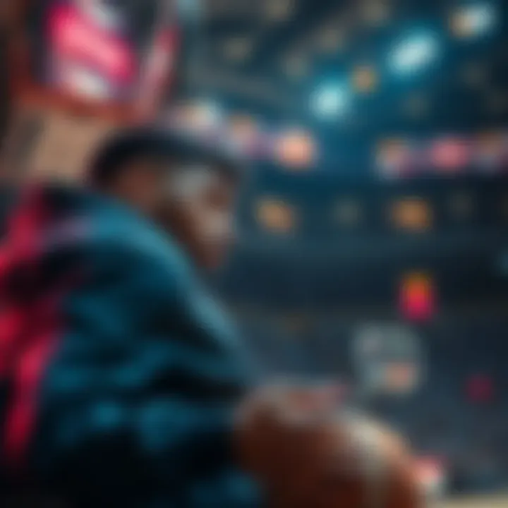 A person placing a sports bet on Marcus Smart to score 20 points in a game