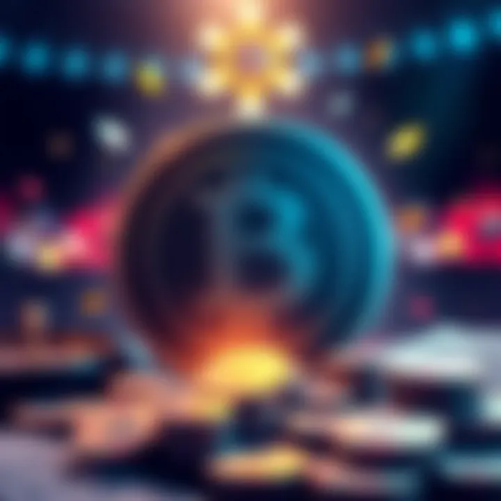 An illustration representing the concept of the Bet Reset Token with currency symbols and betting elements.