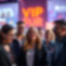 A group of people sharing their experiences about the VIP transfer at BetFury, showing a range of emotions and expressions.