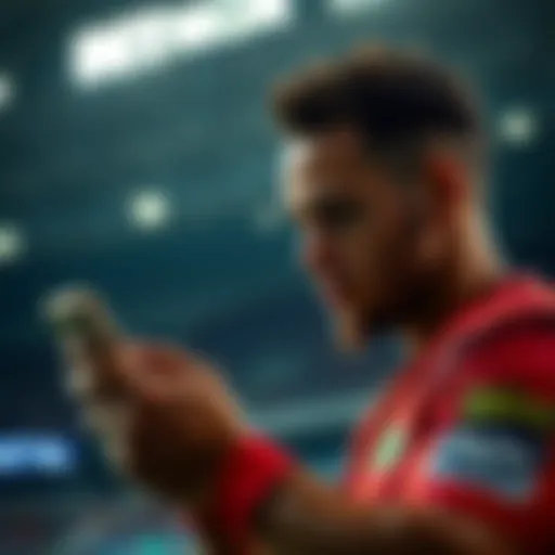 A player looks at their BetMGM betting app, contemplating an early cash out option after a recent injury.