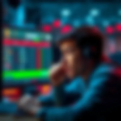 A frustrated player looking at a computer screen showing a Betonline account with missing funds after a betting win.